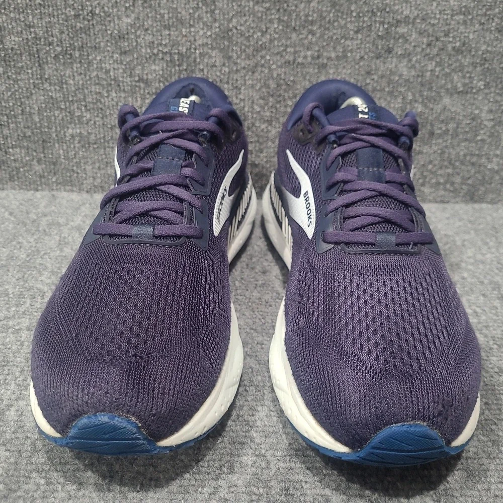 Brooks Mens BEAST GTS 24 Blue White Walking Sneakers Sz 11D